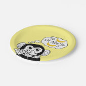 Assiettes En Carton Le singe de Shakespeare (Angle)