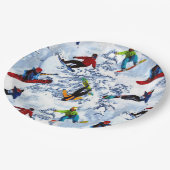 Assiettes En Carton Le snowboard n'est pas tout (Angle)