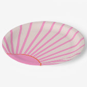 Assiettes En Carton Le Soleil 01 Soleil rose (Angle)