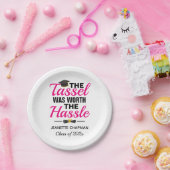 Assiettes En Carton Le Tassel Vaut La Diplôme Hassle (Fête)