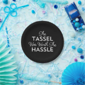 Assiettes En Carton Le Tassel Vaut La Diplôme Hassle (Fête)