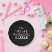 Assiettes En Carton Le Tassel Vaut La Diplôme Hassle (Fête)