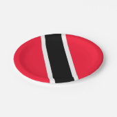 Assiettes En Carton Le Trinidad-et-Tobago (Angle)