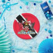 Assiettes En Carton Le Trinidad-et-Tobago (Fête)