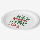 Assiettes En Carton Le Typographe du Magic Christmas (Angle)