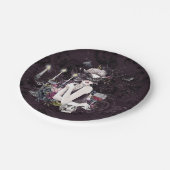 Assiettes En Carton Le Vampiress | Moody Gothic Vampy Glam Pale Peau (Angle)