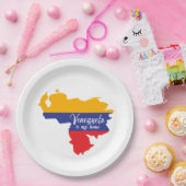 Assiettes En Carton Le Venezuela est ma maison (Fête)