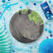 Assiettes En Carton Le visage de Rhino (Fête)