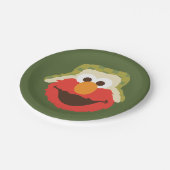 Assiettes En Carton Le visage d'Elmo Woodland (Angle)