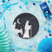 Assiettes En Carton Le voyage vers Bethlehem (Fête)