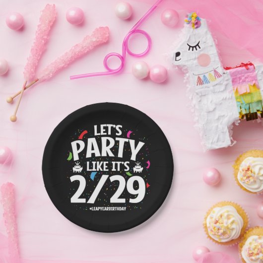 Assiettes En Carton Leap Year Leap Day Party 29th Birthday (Fête)