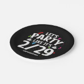 Assiettes En Carton Leap Year Leap Day Party 29th Birthday (Angle)