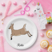 Assiettes En Carton Leaping Deer Animal (Fête)