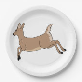 Assiettes En Carton Leaping Deer Animal (Devant)