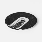 Assiettes En Carton Lecture de chats noirs Shakespeare Joues (Angle)