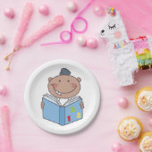 Assiettes En Carton Lecture D'Un Livre De Maths Par Un Enfant (Fête)