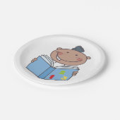 Assiettes En Carton Lecture D'Un Livre De Maths Par Un Enfant (Angle)