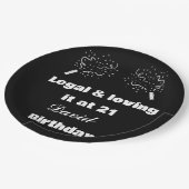 Assiettes En Carton Legal & Loving It at 21 Black&White 21e anniversai (Angle)