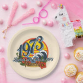 Assiettes En Carton légendes sont nées en 1973 (Fête)