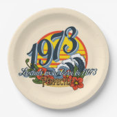 Assiettes En Carton légendes sont nées en 1973 (Devant)