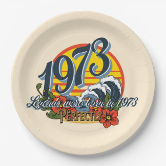 Assiettes En Carton légendes sont nées en 1973