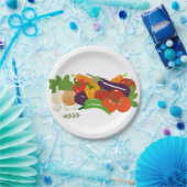 Assiettes En Carton Légume (Fête)