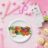 Assiettes En Carton Légume (Fête)
