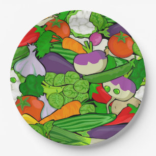 Assiettes En Carton Légumes