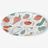 Assiettes En Carton Légumes à main (Angle)