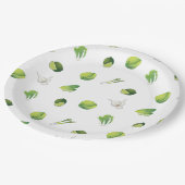 Assiettes En Carton Légumes végétariens végétariens (Angle)