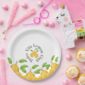 Assiettes En Carton Lemon Bloom Collection (Fête)