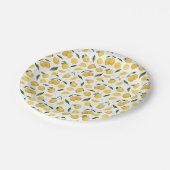 Assiettes En Carton Lemon Citrus Paper Plate (Angle)