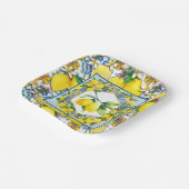 Assiettes En Carton Lemon Fresh (Angulaire)