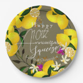 Assiettes En Carton Lemon Squeeze (Devant)