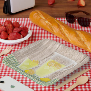 Assiettes En Carton Lemonade du pays