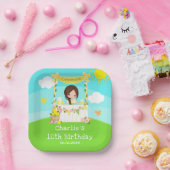 Assiettes En Carton Lemonade Stand Anniversaire Brown coiffeuse (Fête)