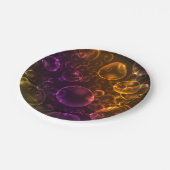 Assiettes En Carton Lentilles multicolores (Angle)