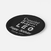 Assiettes En Carton Leo le Lion Zodiac Caractéristiques Amusement Anni (Angle)