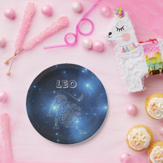 Assiettes En Carton Leo transparent (Fête)