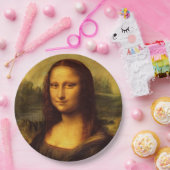 Assiettes En Carton Leonardo Da Vinci Mona Lisa Peinture d'Art (Fête)