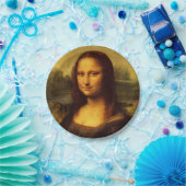 Assiettes En Carton Leonardo Da Vinci Mona Lisa Peinture d'Art (Fête)