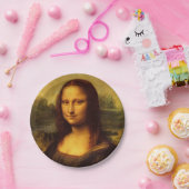 Assiettes En Carton Leonardo Da Vinci Mona Lisa Peinture d'Art (Fête)