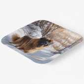 Assiettes En Carton Leonberger Laissez-le neiger Noël (Angulaire)