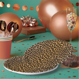 Assiettes En Carton Leopard