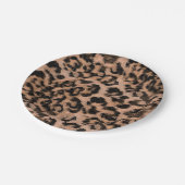 Assiettes En Carton Leopard - Imprimé animal (Angle)