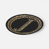 Assiettes En Carton Leopard J (Angle)