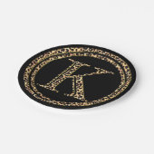 Assiettes En Carton Leopard K (Angle)