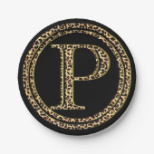 Assiettes En Carton Leopard P (Devant)