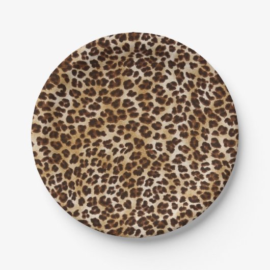 Assiettes En Carton Leopard Paper (Devant)