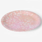 Assiettes En Carton Leopard Peinture série Design 1 (Angle)